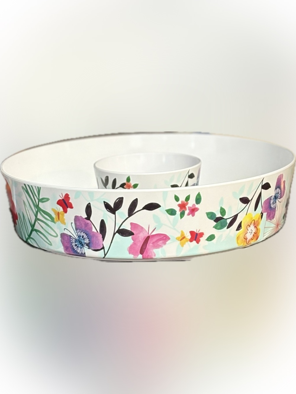 Melamine Chip and Dip Set
